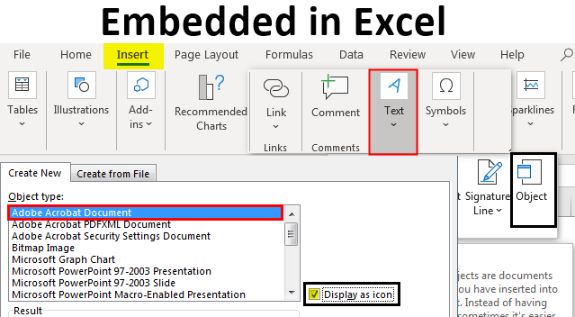 embed onenote in excel